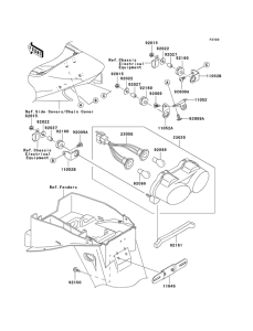 ZX900 Taillight unit ass`y