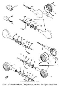 XS400SG Поворотники