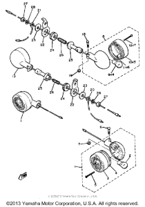 XJ650H Поворотники
