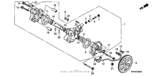 XR650L Масляный насос