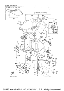 FZR600RE Топливный бак