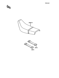 KMX200 Сиденье