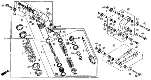CR125R Shock absorber 87-88