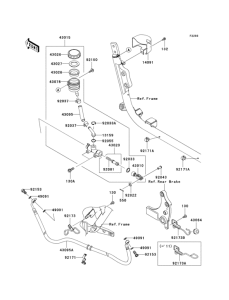 VN1700 Задний торм цилиндр