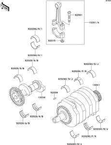 EL250 Коленвал