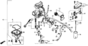 XR250R Carburetor 86-91