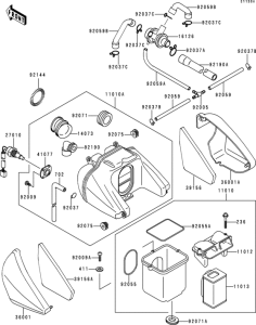 ZR550 Air cleaner(1 / 2)