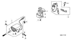 PAC16A Headlight /  combination switch