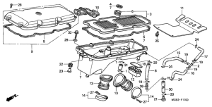 XL650V Воздухоочиститель