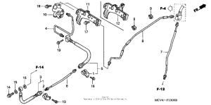 VTX1800R Тормозные трубки