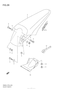 RM85L Rear Fender (Rm85L)