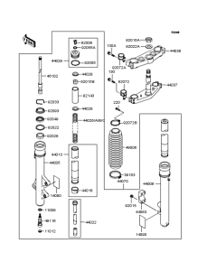  Передняя вилка