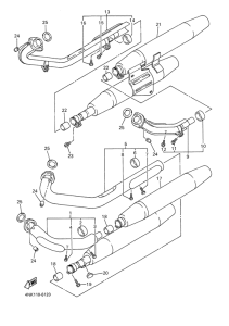 XVZ1300A Глушитель