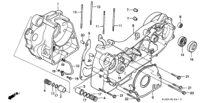 CH125 Картер двигателя