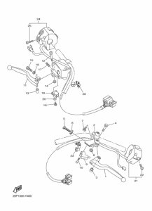 XVS950A Handle switch & lever