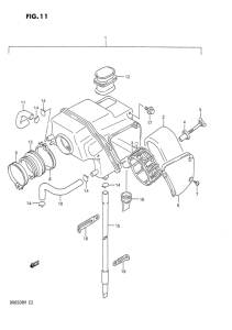 DR650 Воздухоочиститель