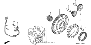 VT750CD Pulse generator + starting clutch