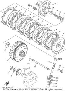 XT225P Сцепление