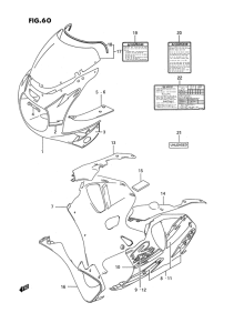 GSX-R750 Cowling body