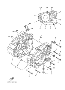 XG250 ｸﾗﾝｸｹｰｽ