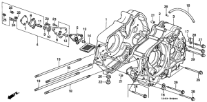 ST70 Crankcase / oil pump