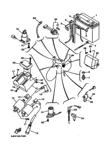 XV1100 XV1100J Equipo electrico