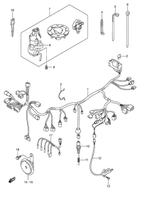 GSF1200S Жгут проводов