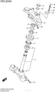 DL650 (ABS) Траверса нижняя
