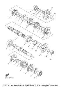 WR25XACW Трансмиссия