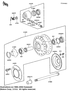KZ1000 Передняя втулка