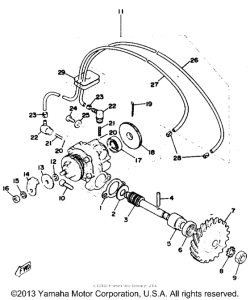 RD125C Масляный насос