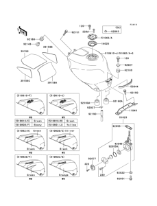 ZX750 Fuel tank(1 / 3)