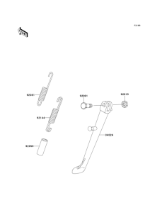 EL250 Подножка