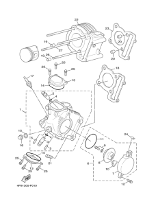 XC125 Головка цилиндров
