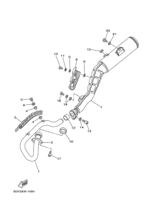 TW125 Выхлопная система