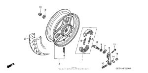 CHF50A Переднее колесо