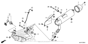 CTX700N Глушитель