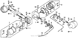CT125 Задний фонарь