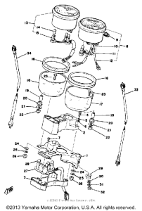 XS360C Speedometer tachometer