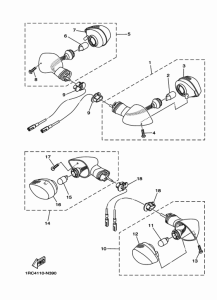 FZ09 Поворотники