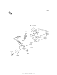 EX300 Педаль тормоза