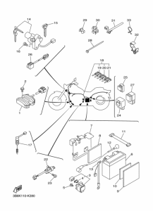 XVS650 Электрика 1