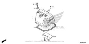  Крышка головки цилиндров
