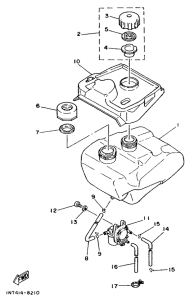 CT50S Топливный бак