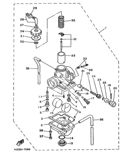 DT125MX Карбюратор