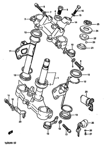 TS250 Траверса нижняя