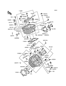 VN800 Головка цилиндров