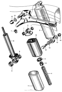 CA77 Задние амортизаторы