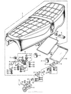 CL350 Сиденье