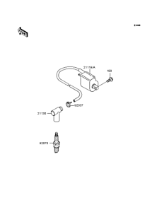 KMX80 Катушка зажигания